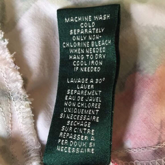 Ralph Lauren Floral Pattern Dress Sleeveless Size 8 - Picture 9 of 9